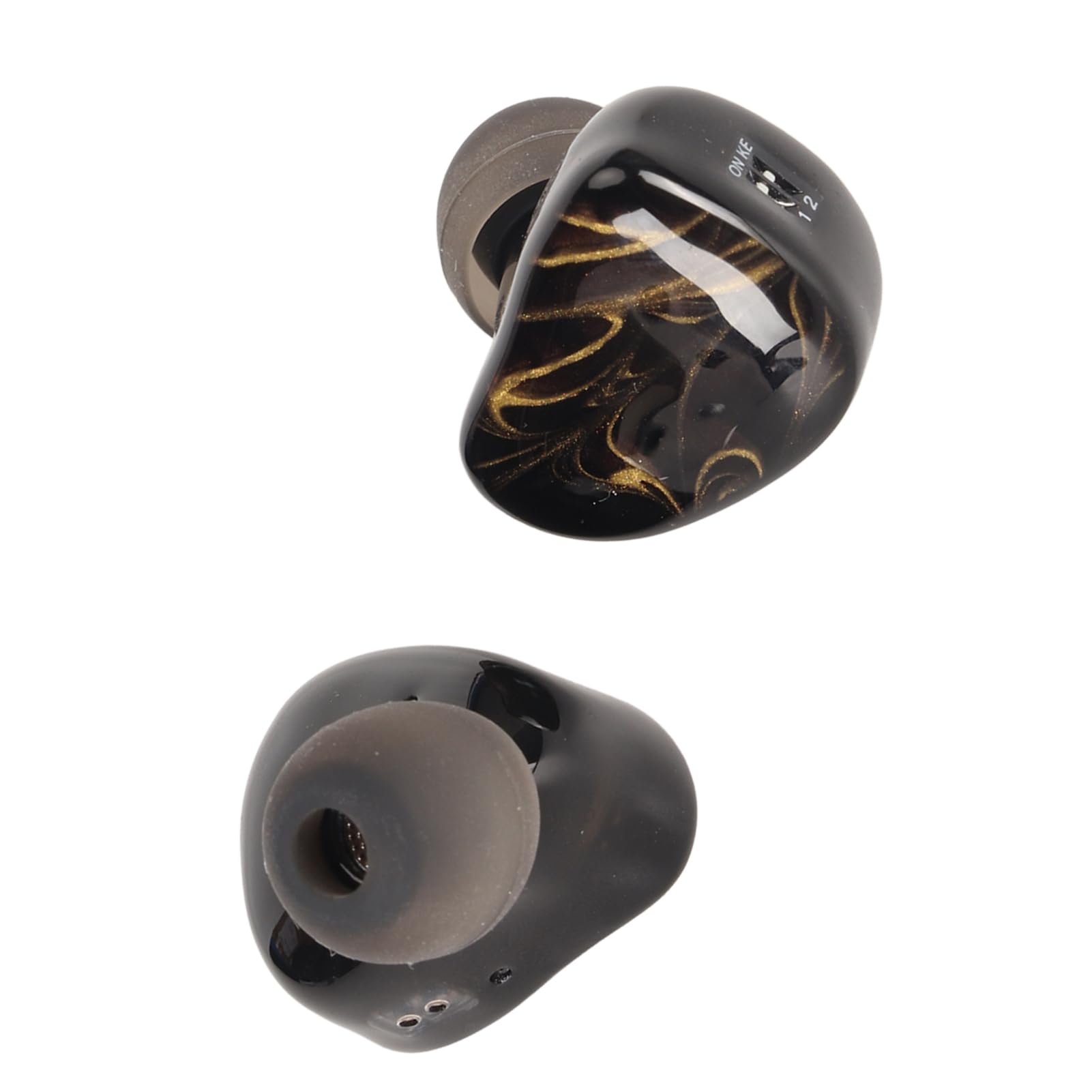Amazon.co.jp: デュアルダイナミックドライバーイヤホン、0.78mm 2ピン